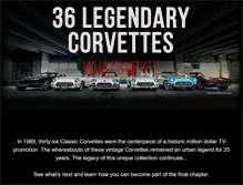 Tablet Screenshot of corvetteheroes.com